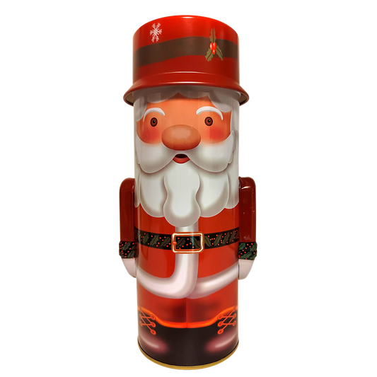 Boite métal Casse-Noisette Père noël garni de confiseries