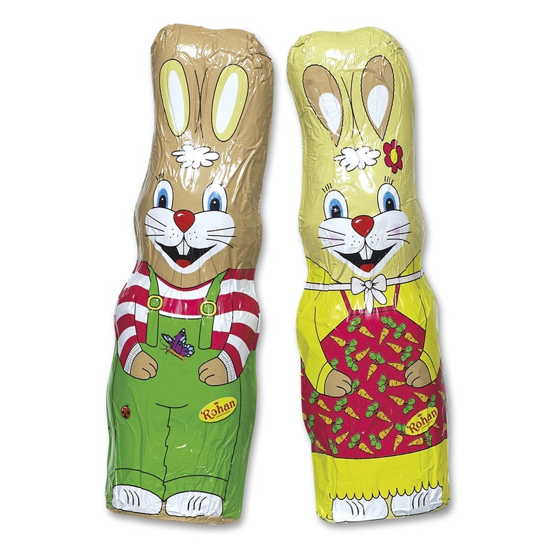 Lapin sous alu 60g Chocolat au Lait - Carton de 24 lapins chocolat Pâques