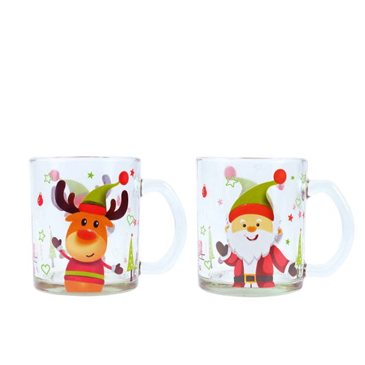 Mug décor noël garni confiseries