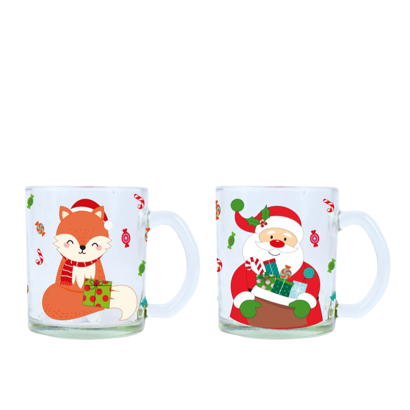 Mug décor noël garni confiseries