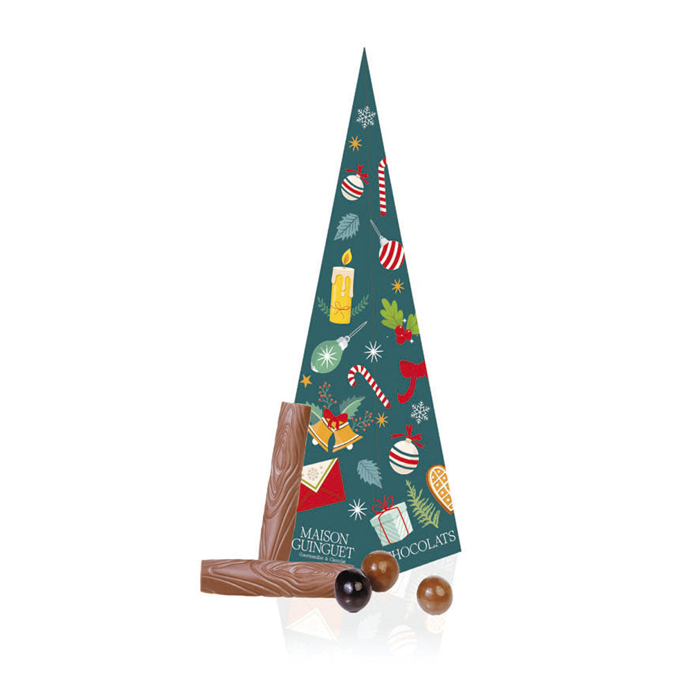 Sapin garni de chocolat artisanal
