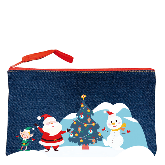 Trousse style Jean décor Noel Garnie de Confiseries