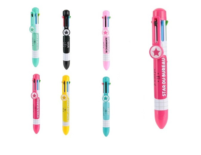 Sachet Goûter Promo et Stylo 8 couleurs dites le avec des mots