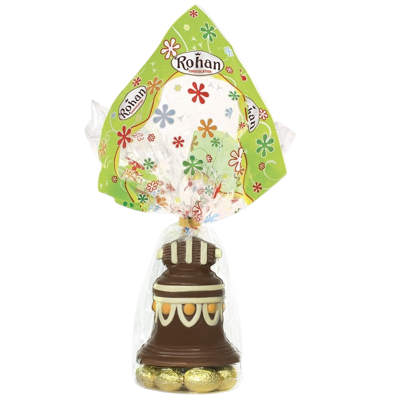 Cloche Garnie Chocolat au Lait de Paques 500g Rohan