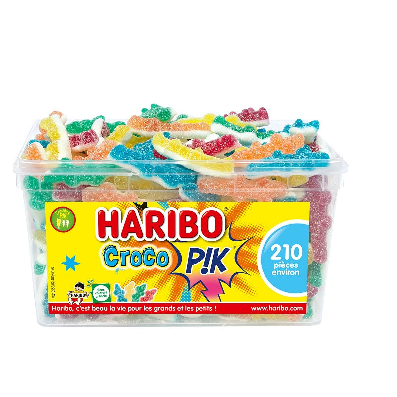 Croco Pik Haribo boite de 210 Bonbons – Comax