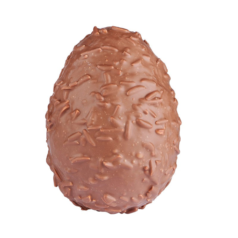 Œuf Amandes de Paques Garni, Chocolat au lait ou Chocolat Blanc