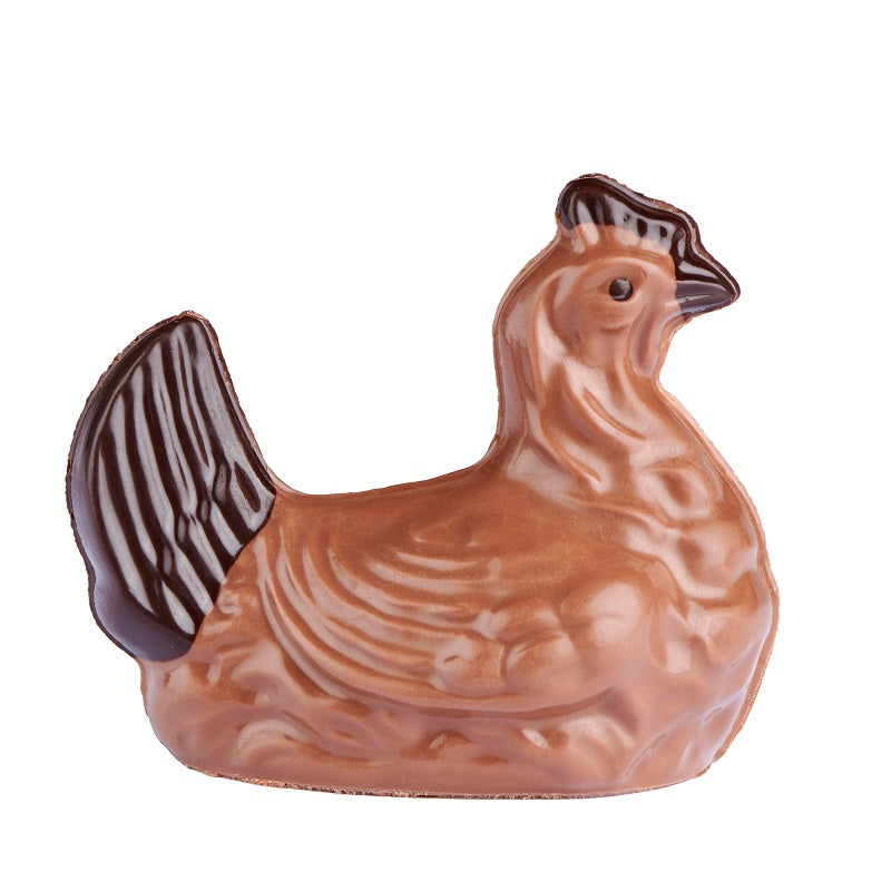 Poule en chocolat de Pâques personnalisée fabriqué en France 30g