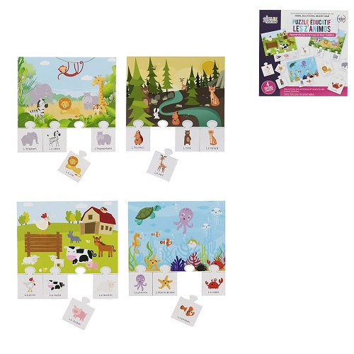 Puzzle Educatif les Z'Animaux