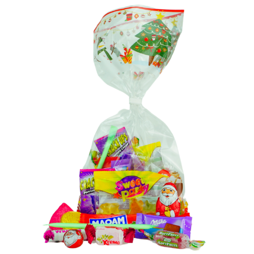 Sachet confiseries promo et gourde souple