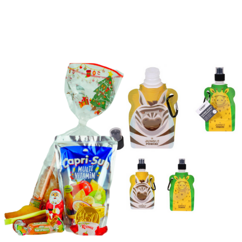 Sachet gouter promo et gourde souple