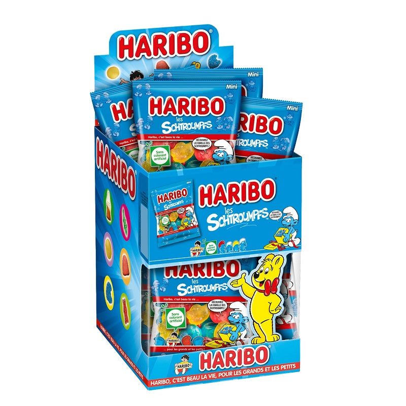 Mini Schtroumpfs Haribo 30 sachets 40g