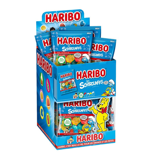 Mini Schtroumpfs Haribo 30 sachets 40g