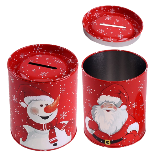 Tirelire pot à crayons decor Noël