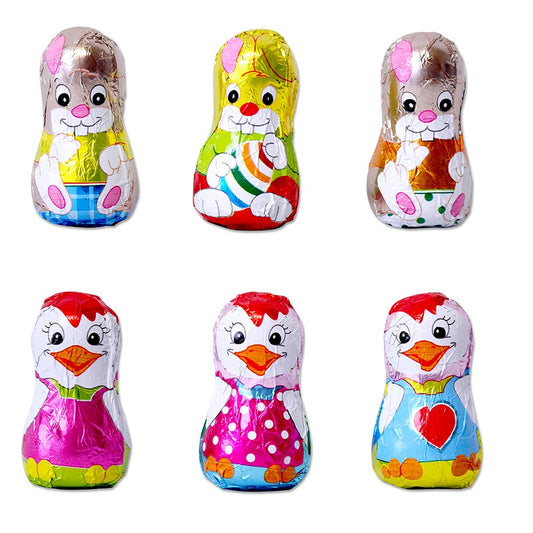 Figurines de Paques 12,5g Chocolat au Lait