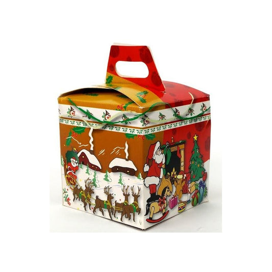 Cube décor Noël à garnir de Confiseries