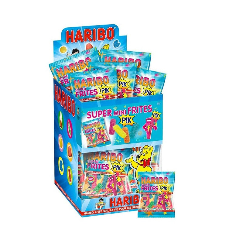 Mini Super Frites Pik Haribo 30 sachets 40g