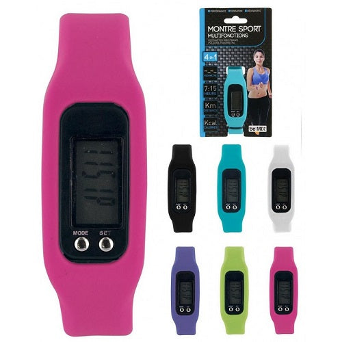 Montre Podomètre multifonction