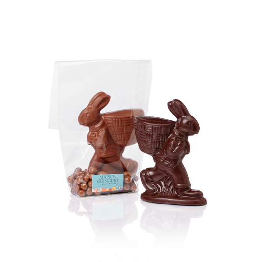 Lapin Panier en Chocolat 120g