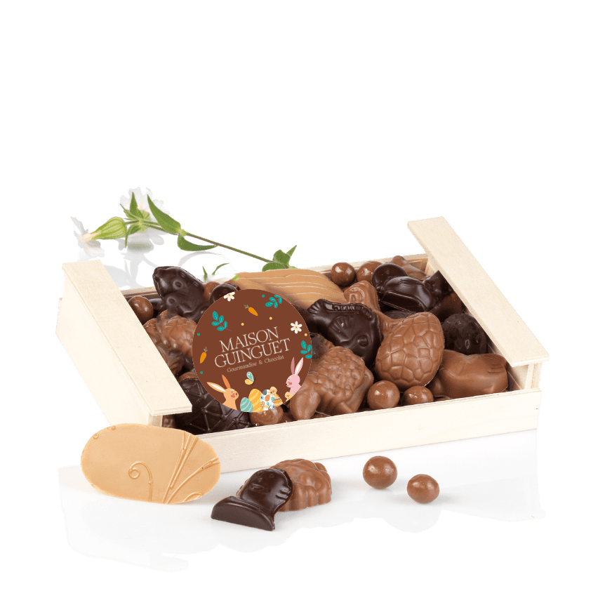 Assortiment de Chocolats cagette 240g