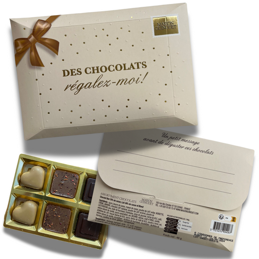 Enveloppe chocolatée  cheque cadeaux