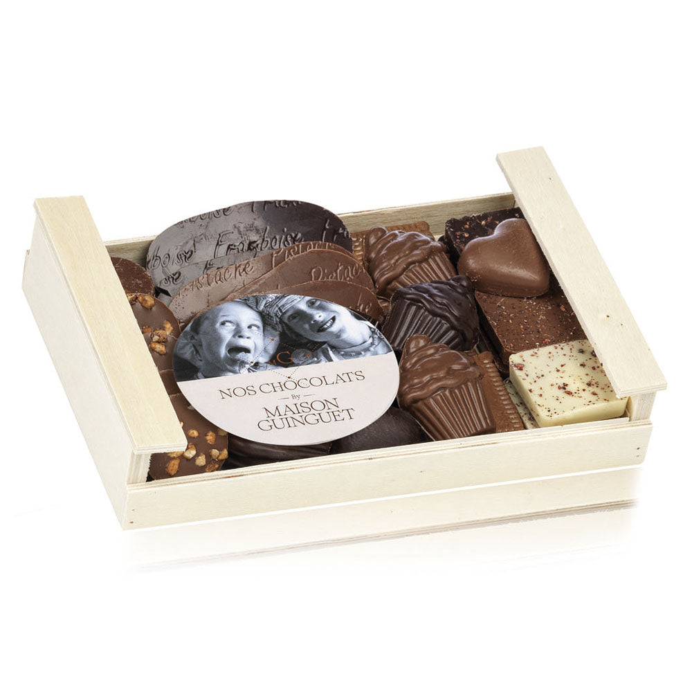 Cagette Assortiment de Chocolats - Artisan chocolatier français dans le Lot et Garonne.