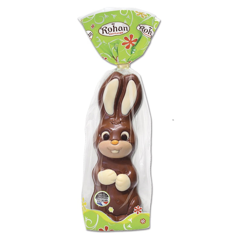 Moulage de Pâques : Lapin de Pâques en Chocolat au Lait (150g) – Chocolaterie Rohan