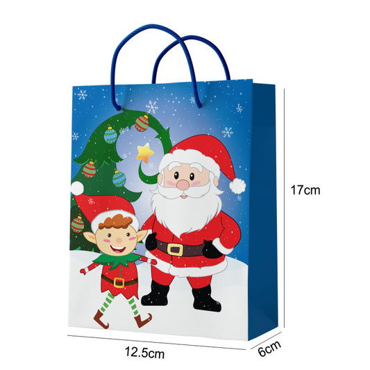 Sac Cadeaux cordelette décor Noel