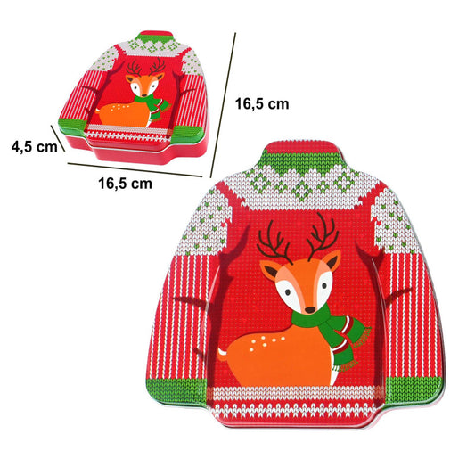 Boite métal Pull Noël