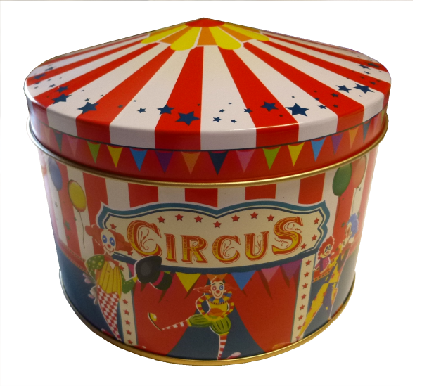 Boite Métal chapiteau Circus