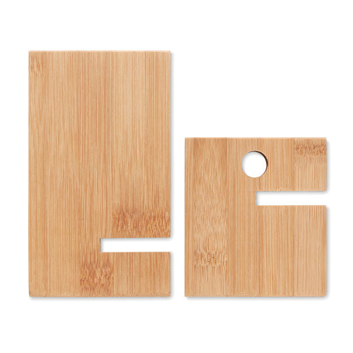 Support téléphone bambou