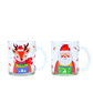 Mug décor noël garni confiseries