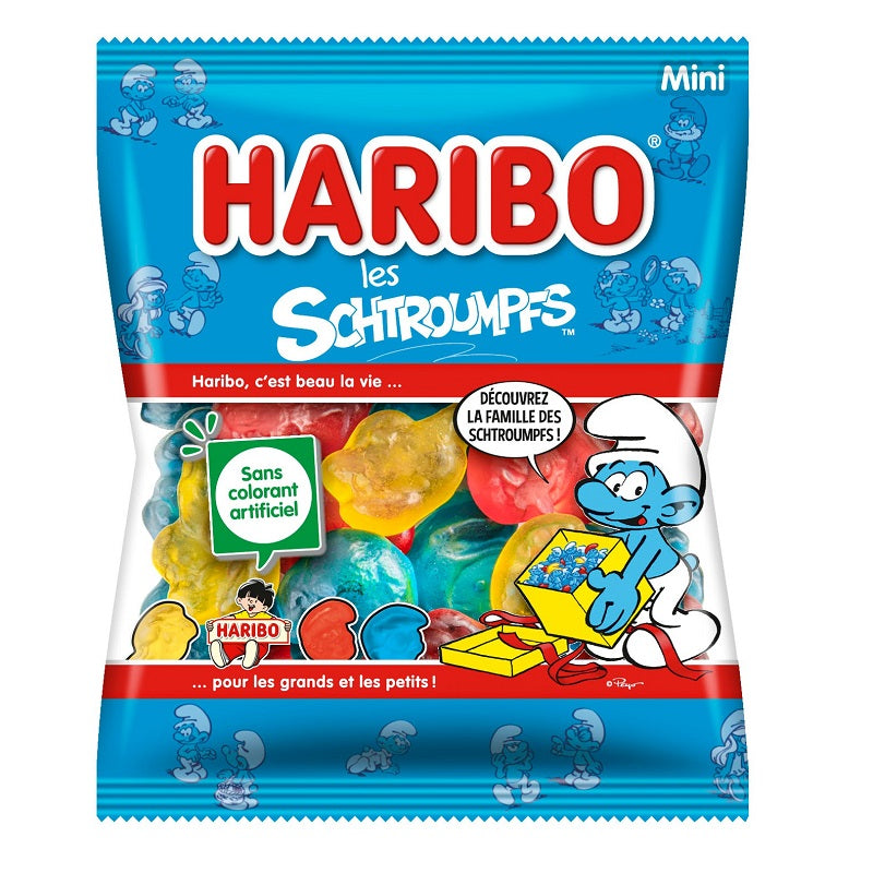 Les Schtroumpfs 30 mini-sachets 40g Haribo – Comax