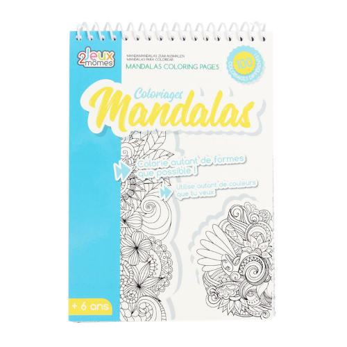Carnet de coloriage Mandalas