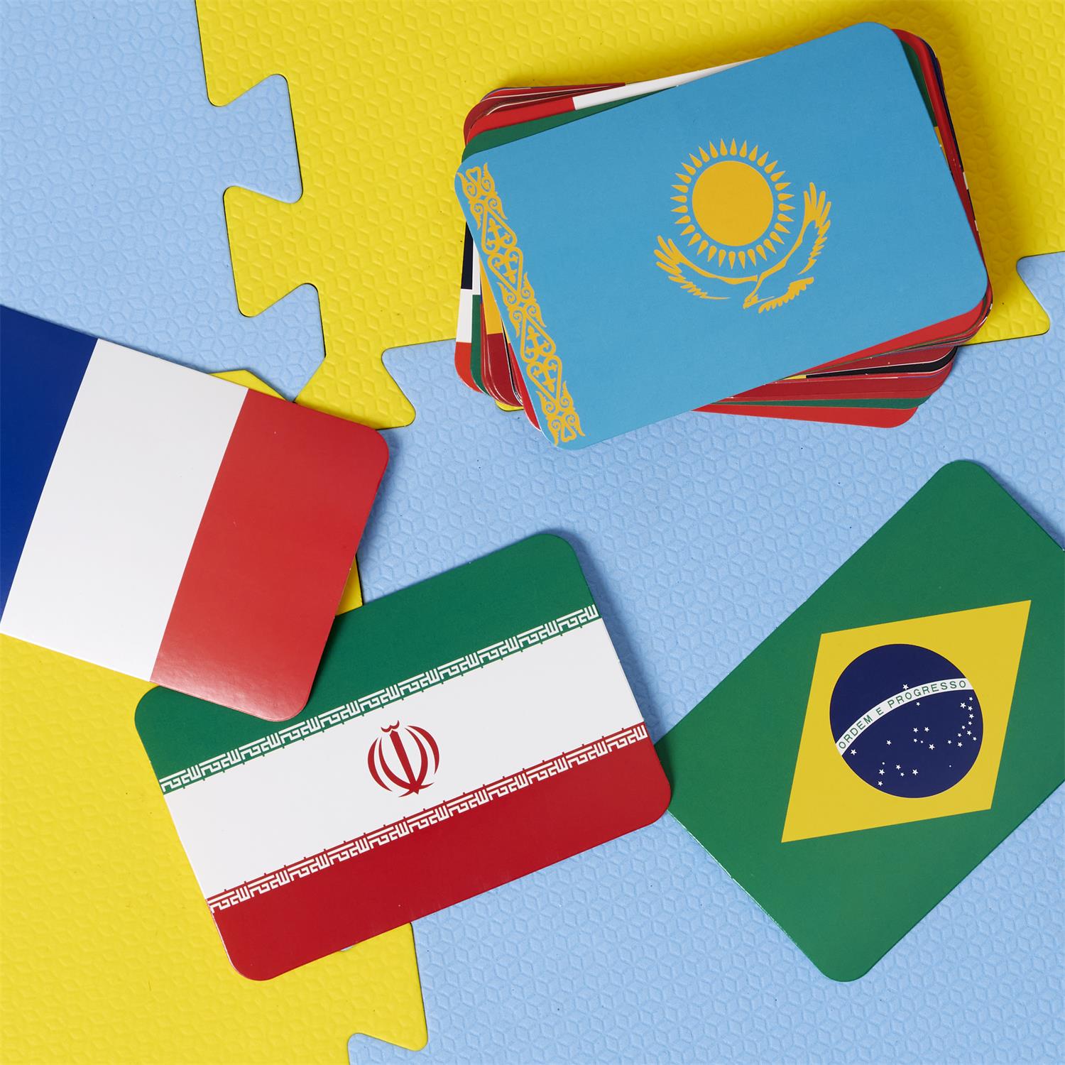 60 cartes éducatives drapeaux du monde – notre ecole de la vie