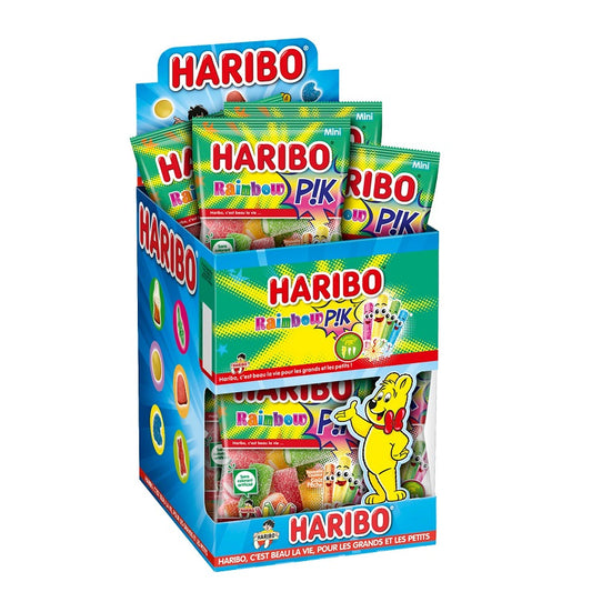 Rainbow Pik Haribo 30 mini-sachets 40g