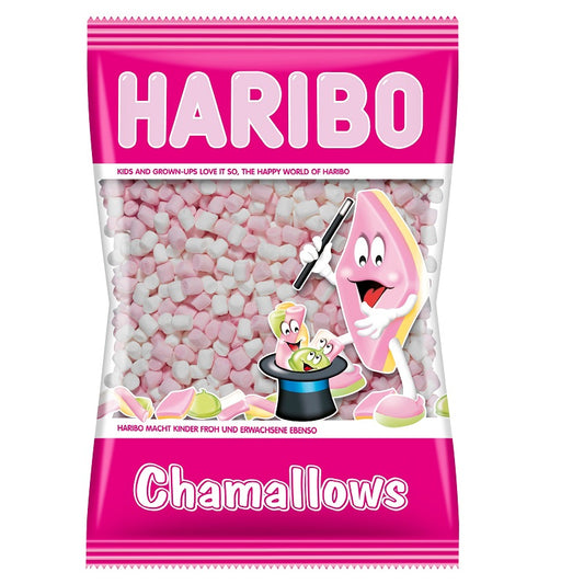 Chamallows Minis Rose et Blanc Haribo Sachet vrac 1kg